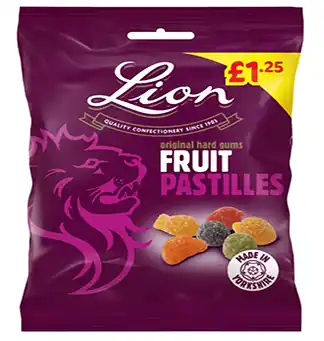 Lions Fruit Pastilles 130g Bag