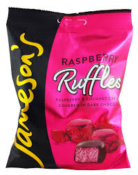 Raspberry Ruffles Bags