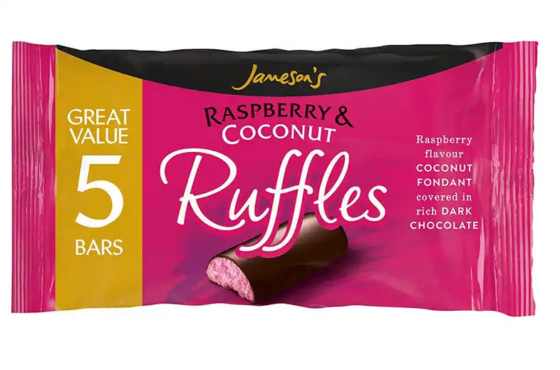 Raspberry Ruffle & Coconut Ruffles 5 Pack