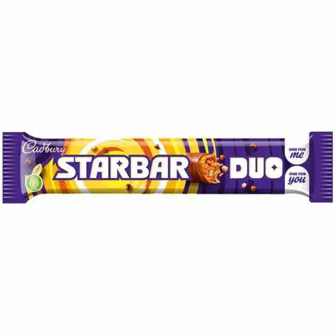 Star Bar Duo Milk Chocolate Duo Bar 74g